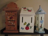 Two Butterfly Houses and a Lady Bug Hotel