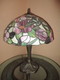 Tiffany Style Hummingbird Design Lamp