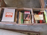 Three Boxes of Books - Health, Fiction, Time Life, Dogs