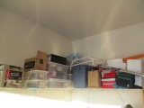 Contents on Wire Shelving - Blanket, Florals, Coolers, Decorative