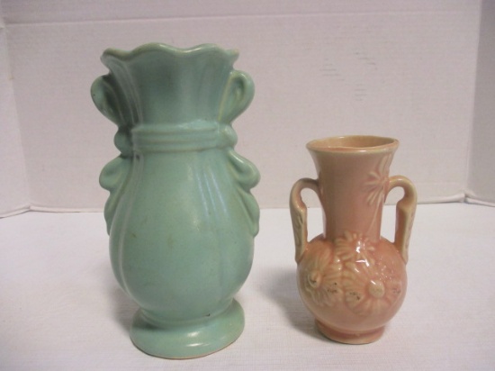 Two Vintage Pottery Vases