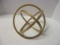 Decorative Metal Three Ring Orb
