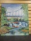 Signed Falls Park Painting on Canvas