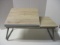 Tilt Top Work Tray Table with Folding Legs