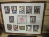 Atlanta Braves Chop to the Top Back to Back National League Champions Framed Cards