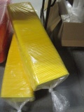 Two Sleeves of Yellow Styrofoam Trays