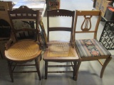 Three Vintage Chairs