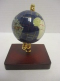 Small Globe with Inset Stone Continents