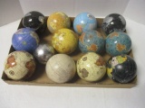 Collection of World Globes without Stands
