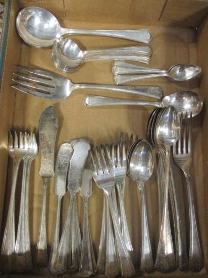 54-Piece NSC E.P.N.S Silverplate Flatware