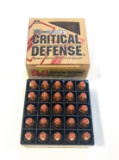 NIB 25rds. of Hornady Critical Defense 9mm Luger 115gr. FTX Defense Ammunition