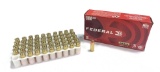 NIB 50rds. of Federal 9mm Luger 115gr. FMJ Brass Ammunition
