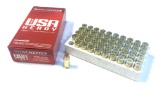 NIB 50rds. of Winchester .45 AUTO 230gr. Flate Nose FMJ Brass Ammunition