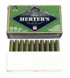 NIB 20rds. of Herter's .30-06 SPRG. 180gr. Soft Point Brass Ammunition