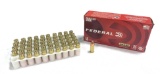 NIB 50rds. of Federal 9mm Luger 115gr. FMJ Brass Ammunition