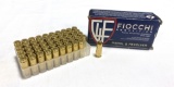 NIB 50rds. of Fiocchi 9mm Luger 115gr. FMJ Brass Ammunition