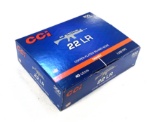 NIB 300rds. of CCI .22 LR 40gr. Copper-Plated RN Ammunition