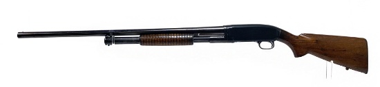 WWII 1945 Winchester Model 12 "US/Flaming Bomb" Stamped Riot Gun 12 GA. Pump Shotgun
