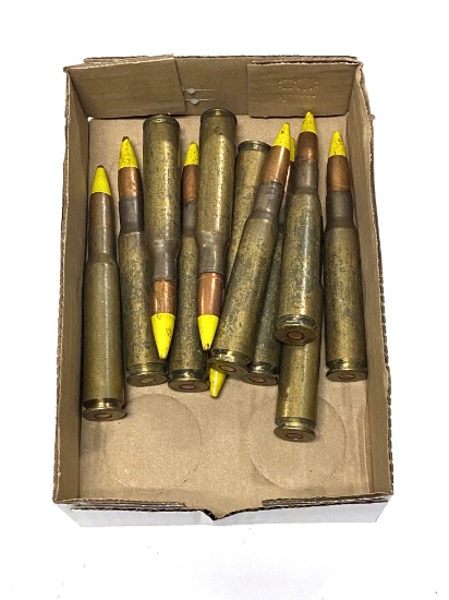 11rds. Dominican Republic AP Yellow Tip 50 BMG Ammunition
