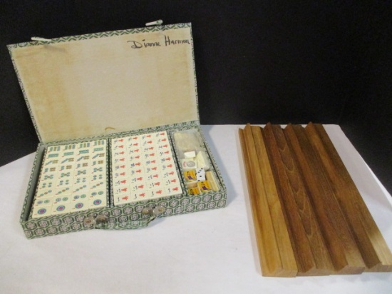 Vintage Chinese Mahjong Game Set