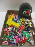 1993 Ban Dai Figures, Hot Shot Power Cycle Launcher, Coin Bank,