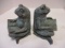 Pair of Reading Frogs Bookends