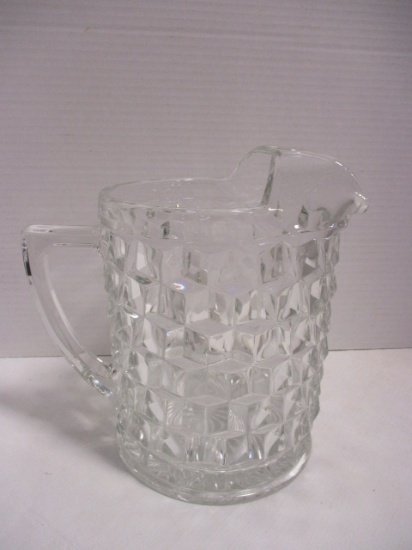 Fostoria American Pitcher with Ice Lip