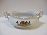 Double Handle Porcelain Bowl