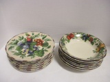 Oneida Sakura Sonoma Cereal Bowls and Salad/Sandwich Plates