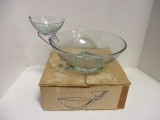 Vintage Jeanette Glass Chip 'n Dip Set