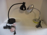 Two Gooseneck Desk Lamps
