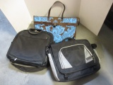 Two Laptop Bags and Tote Bag