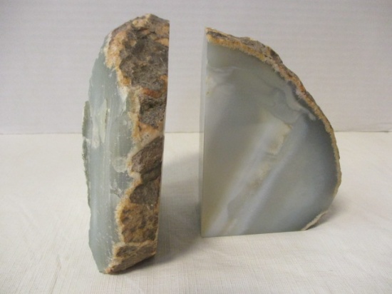 Stone Bookend Pair