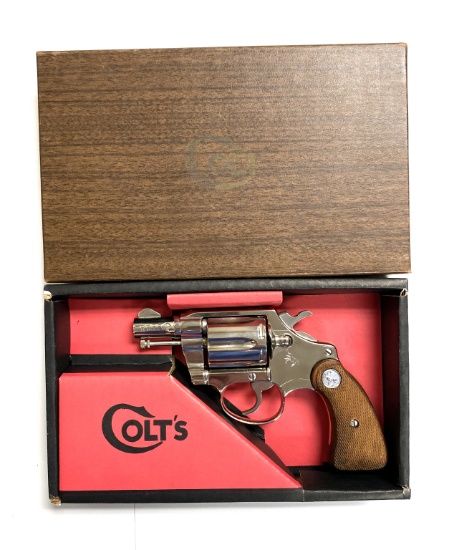 NIB 1972 Colt Cobra .38 Special 2” Nickel Revolver