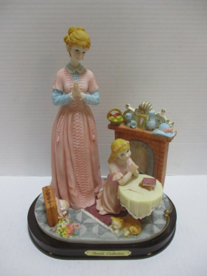 Gentili Collection Praying Woman And Girl Figural