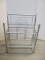 Silver Finish 2 Tier Shelf Unit