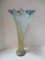 Vintage Art Glass Flower Swung Vase