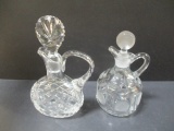 1960's Edinburgh, Scotland, Cut Glass & 50's -60's  Fostoria Coin EAPG Cruet