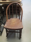Antique Handcrafted Ladies Rocking Chair