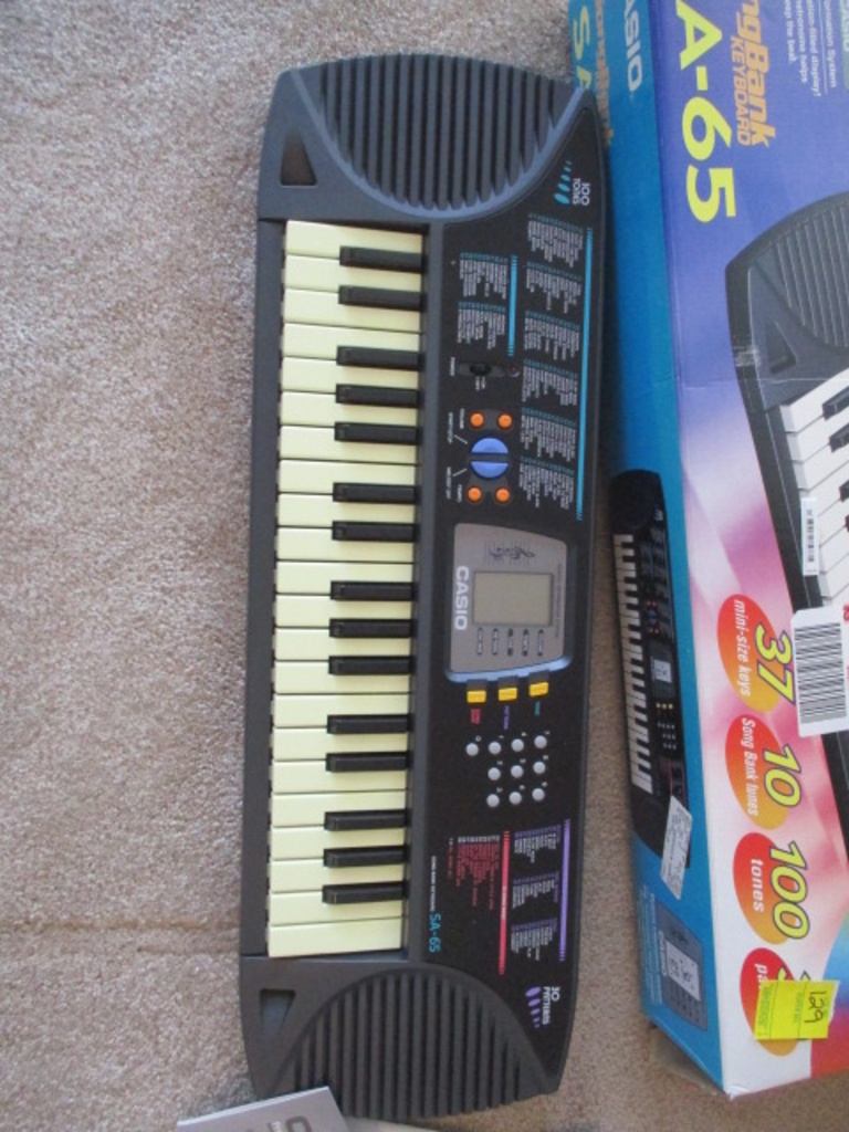Casio SA-65 Song Bank Keyboard | Estate & Personal Property Personal  Property | Online Auctions | Proxibid