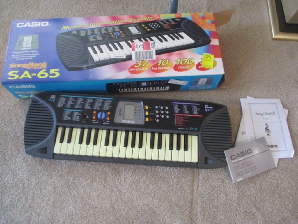 Casio SA-65 Song Bank Keyboard | Estate & Personal Property Personal  Property | Online Auctions | Proxibid