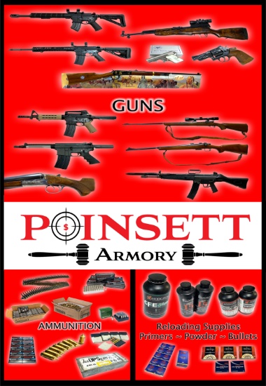 Guns, Accessories, Ammunition, & Reloading Auction