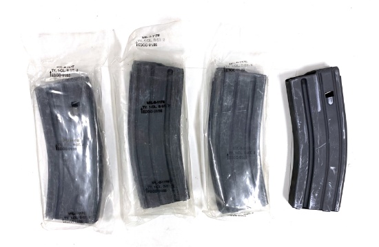 4 OKAY Industry AR15 30rd. M4/M16 Steel Magazines