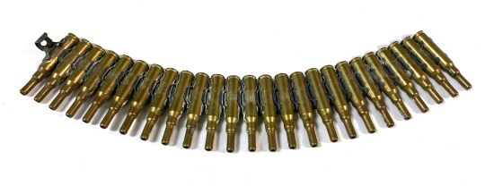 25 Rounds of Linked 7.62x51mm Blanks from Vietnam Era 1966-68 AC-47 Spooky Aircraft