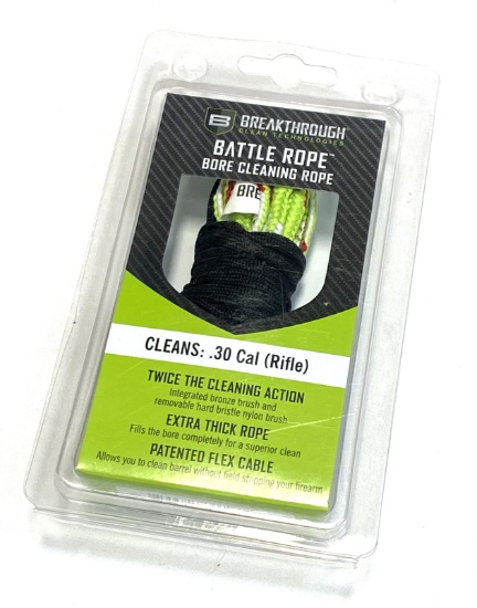 NIB Battle Rope: Bore Cleaning Rope for .30 Cal (Rifle)