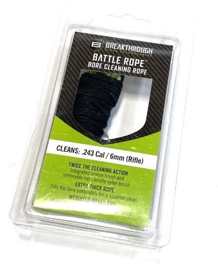 NIB Battle Rope: Bore Cleaning Rope for .243 Cal / 6mm (Rifle)