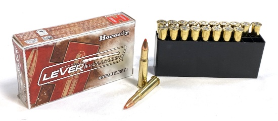 NIB 20rds. of .30-30 WIN. 160gr. FTX Hornady LeverEvolution Ammunition