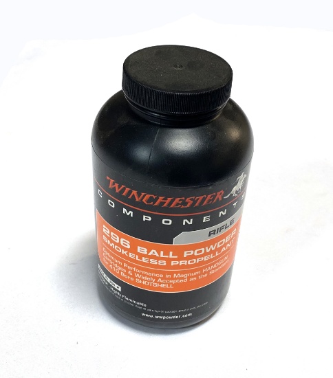 New (1lb) Winchester 296 Ball Powder Smokeless Propellant Rifle Powder