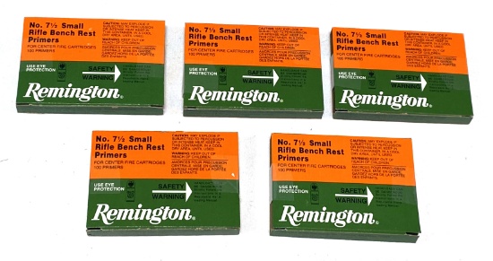NIB 500 qty. Remington No. 7-1/2 Small Rifle Bench Rest Primers