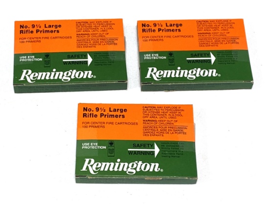NIB 300 qty. Remington No. 9-1/2 Large Rifle Primers
